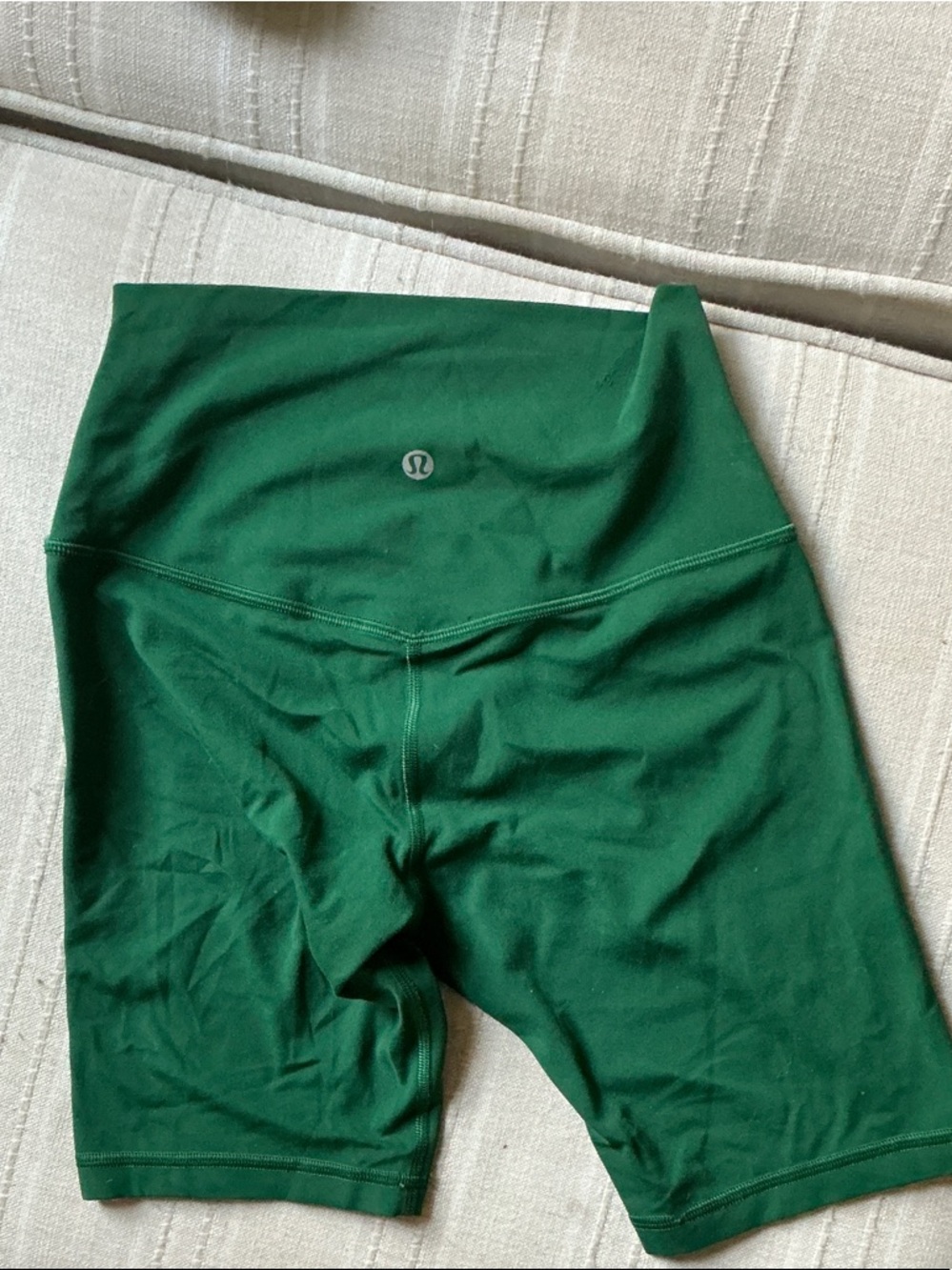 Lululemon Align Green Biker Short Size 4